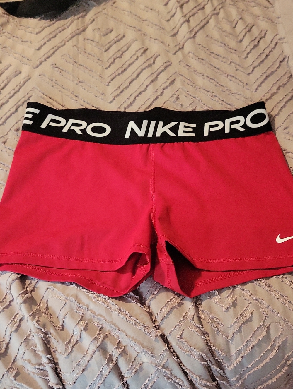 Nike Pro Women's Bright Red Training Bike Shorts